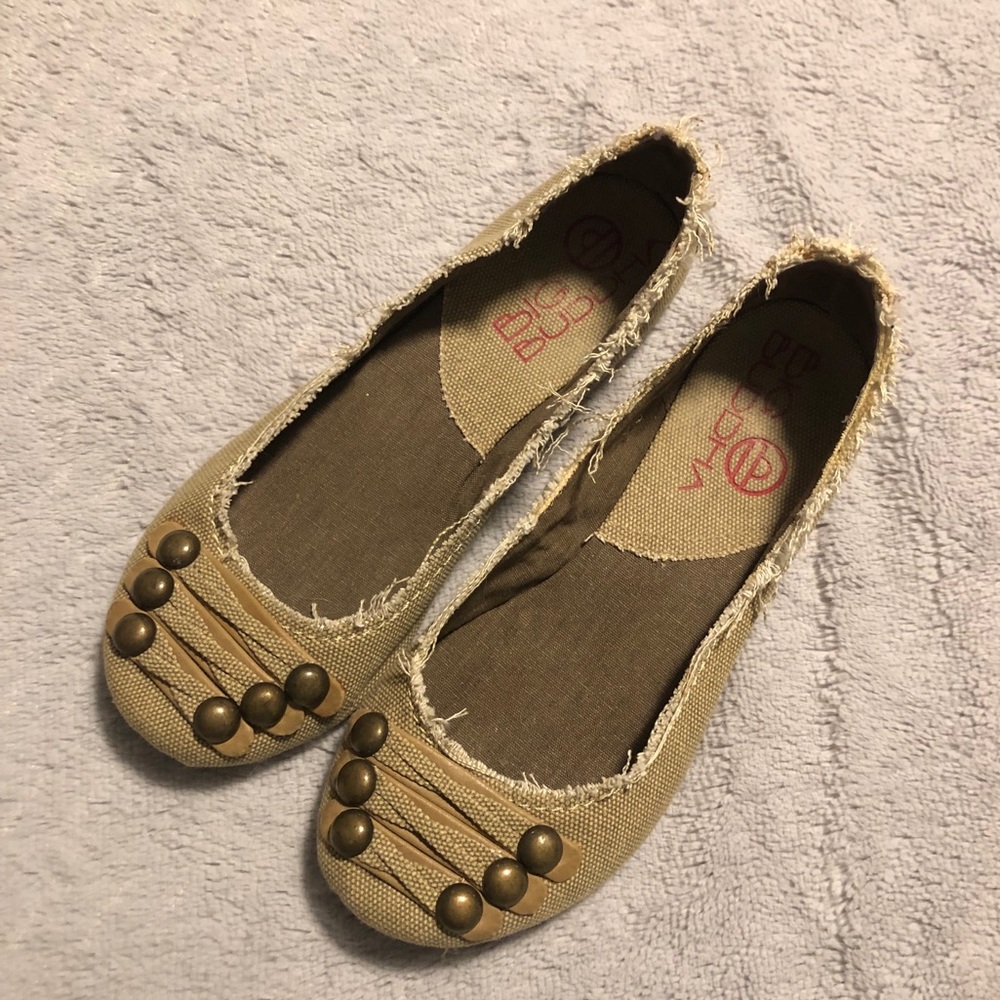 Big Buddha slip ons/flats